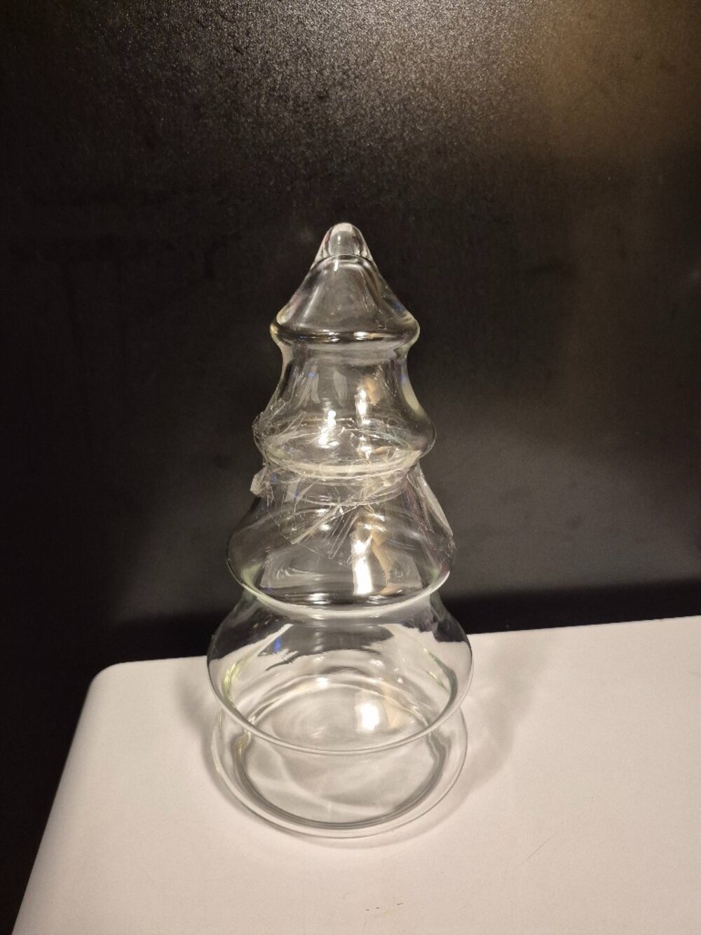 VINTAGE GLASS CHRISTMAS TREE